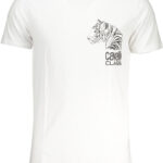 CAVALLI CLASS MEN'S SHORT SLEEVED T-SHIRT WHITE