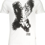 CAVALLI CLASS MEN'S SHORT SLEEVED T-SHIRT WHITE