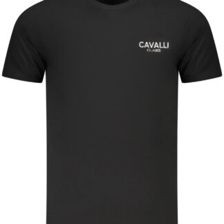 CAVALLI CLASS SHORT SLEEVE T-SHIRT MEN BLACK