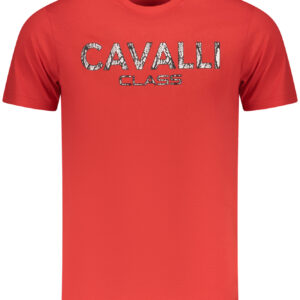 CAVALLI CLASS SHORT SLEEVE T-SHIRT MEN RED