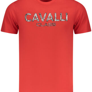 CAVALLI CLASS SHORT SLEEVE T-SHIRT MEN RED