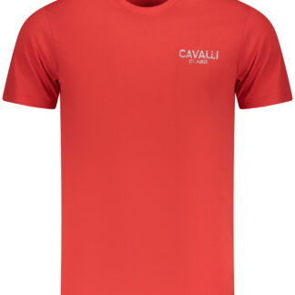 CAVALLI CLASS SHORT SLEEVE T-SHIRT MEN RED