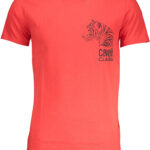 CAVALLI CLASS MEN'S SHORT SLEEVE T-SHIRT RED