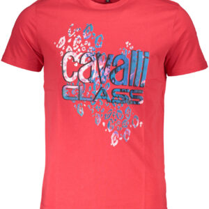 CAVALLI CLASS T-SHIRT SHORT SLEEVE MAN RED