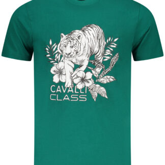 CAVALLI CLASS SHORT SLEEVE T-SHIRT MEN GREEN