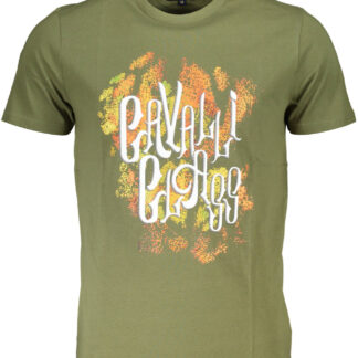 CAVALLI CLASS SHORT SLEEVE T-SHIRT MEN GREEN