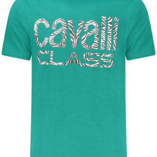 CAVALLI CLASS SHORT SLEEVE T-SHIRT MEN GREEN
