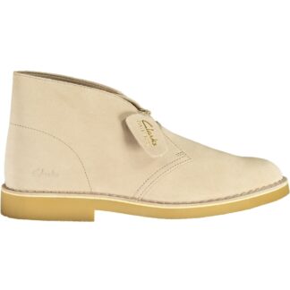 CLARKS MEN'S BEIGE BOOTS