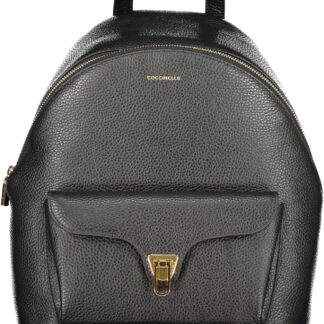 COCCINELLE WOMEN'S BLACK BACKPACK