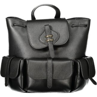 COCCINELLE WOMEN'S BLACK BACKPACK