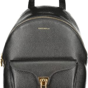 COCCINELLE WOMEN'S BLACK BACKPACK