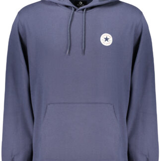 CONVERSE MEN'S BLUE ZIP-UP SWEATSHIRT