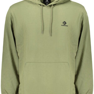 CONVERSE MEN'S ZIP-UP SWEATSHIRT GREEN