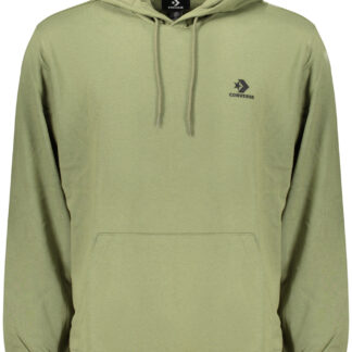 CONVERSE MEN'S ZIP-UP SWEATSHIRT GREEN