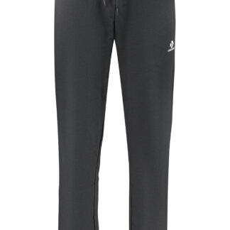 CONVERSE MEN'S BLACK LONG TRACKSUIT PANTS