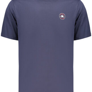 CONVERSE MEN'S SHORT-SLEEVE T-SHIRT BLUE