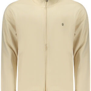 COVERI MOVING MEN'S BEIGE ZIP-UP SWEATSHIRT