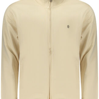 COVERI MOVING MEN'S BEIGE ZIP-UP SWEATSHIRT