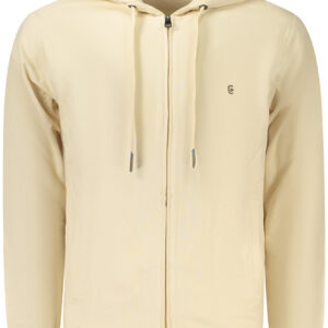 COVERI MOVING MEN'S BEIGE ZIP-UP SWEATSHIRT