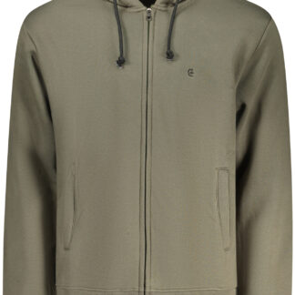 COVERI MOVING MEN'S ZIP-UP SWEATSHIRT GREEN