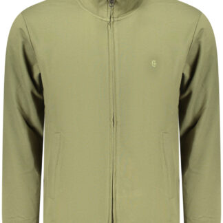 COVERI MOVING MEN'S ZIP-UP SWEATSHIRT GREEN