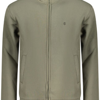 COVERI MOVING MEN'S ZIP-UP SWEATSHIRT GREEN