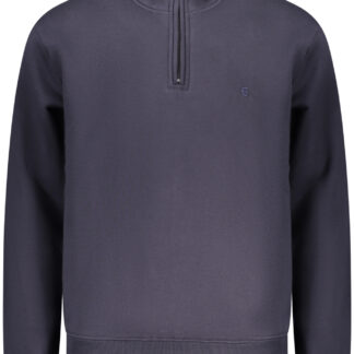 COVERI MOVING MEN'S BLUE ZIP-LESS SWEATSHIRT