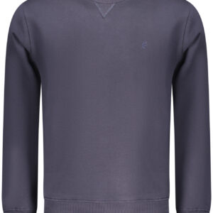 COVERI MOVING MEN'S BLUE ZIP-LESS SWEATSHIRT