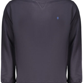 COVERI MOVING MEN'S BLUE ZIP-LESS SWEATSHIRT
