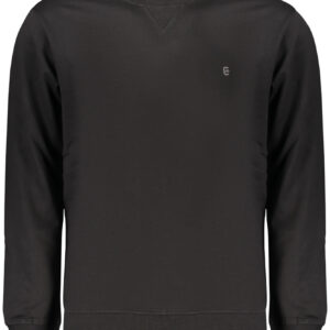 COVERI MOVING MEN'S BLACK ZIP-UP SWEATSHIRT
