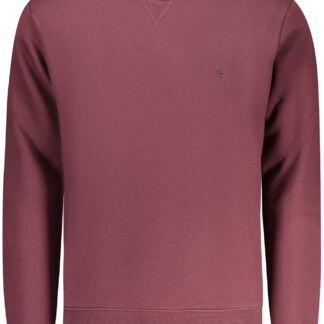 COVERI MOVING MEN'S RED ZIP-LESS SWEATSHIRT