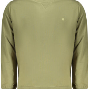 COVERI MOVING MEN'S ZIP-LESS SWEATSHIRT GREEN