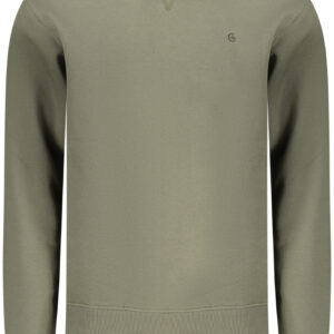 COVERI MOVING MEN'S ZIP-LESS SWEATSHIRT GREEN