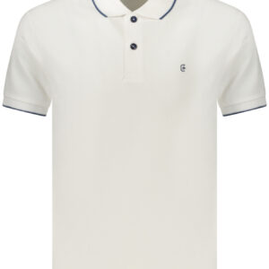 COVERI MOVING MEN'S SHORT-SLEEVE POLO SHIRT WHITE