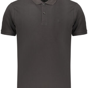 COVERI MOVING MEN'S SHORT-SLEEVE POLO SHIRT BLACK