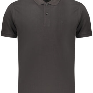 COVERI MOVING MEN'S SHORT-SLEEVE POLO SHIRT BLACK