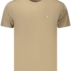 COVERI MOVING MEN'S SHORT-SLEEVE T-SHIRT BROWN