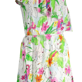 DESIGUAL SHORT DRESS WOMEN WHITE