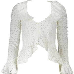 DESIGUAL SHIRT LONG SLEEVE WOMAN WHITE