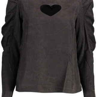 DESIGUAL LONG SLEEVE SHIRT WOMAN BLACK