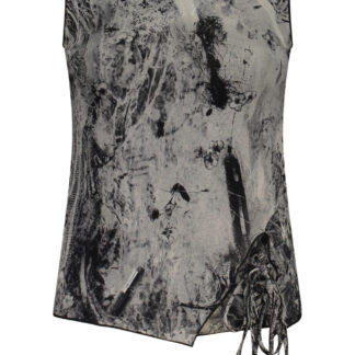 DESIGUAL WOMEN'S BLACK TANK TOP