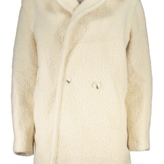 DESIGUAL WHITE WOMEN'S COAT