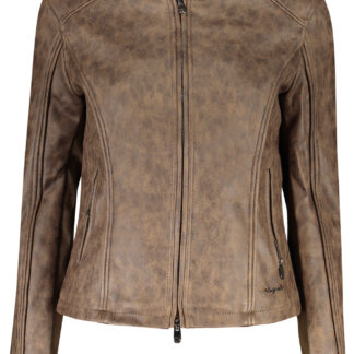 DESIGUAL WOMEN'S BROWN JACKET