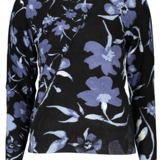 DESIGUAL BLACK WOMEN'S SWEATER