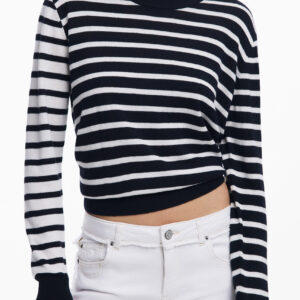DESIGUAL WOMEN'S BLACK SWEATER