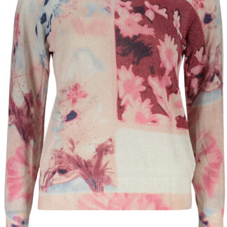 DESIGUAL WOMEN'S PINK SWEATER