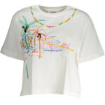 DESIGUAL WOMEN'S SHORT SLEEVE T-SHIRT WHITE