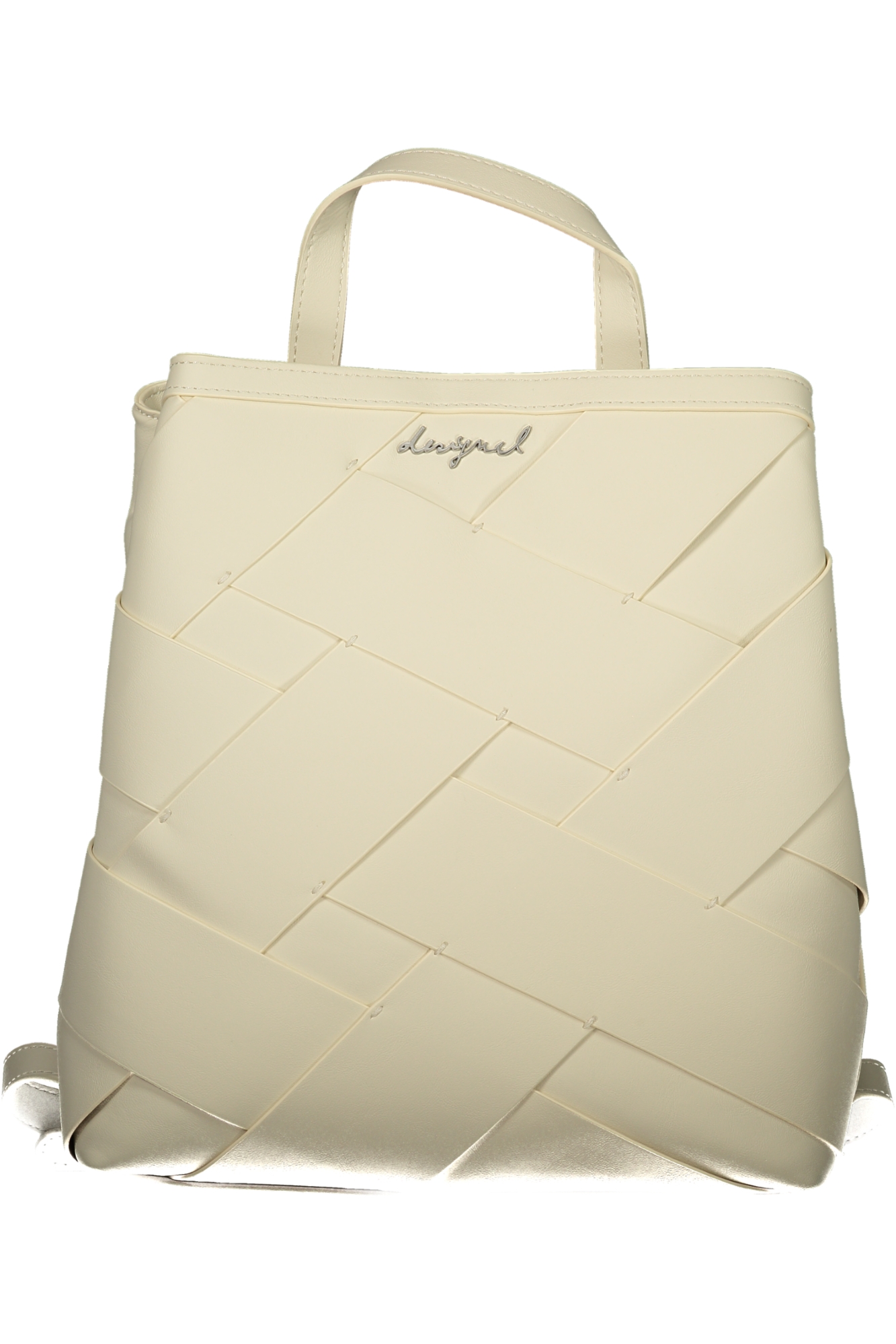 DESIGUAL WOMEN'S WHITE BACKPACK