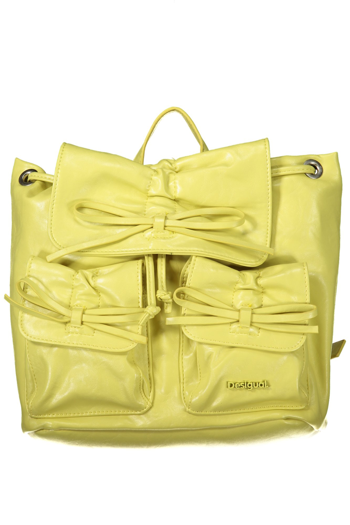 DESIGUAL WOMEN'S YELLOW BACKPACK