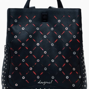 DESIGUAL WOMEN'S BLACK BACKPACK